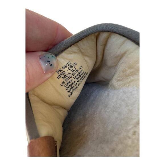 Olukai Mua 'Ili Shearling Slipper Men size 11 - Picture 5 of 6